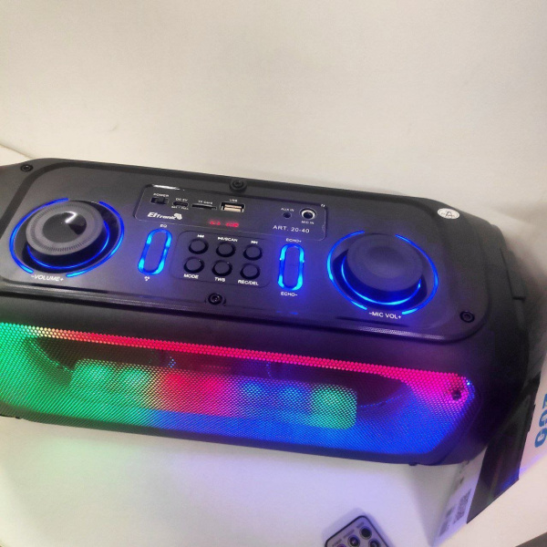Беспроводная портативная bluetooth колонка Eltronic DANCE BOX 200 Watts арт. 20-40.1, LED-подсветкой